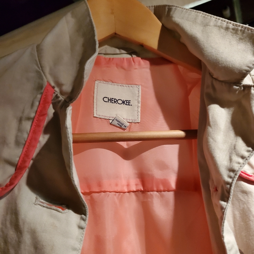 CHEROKEE CREME/PEACH JACKET 3T